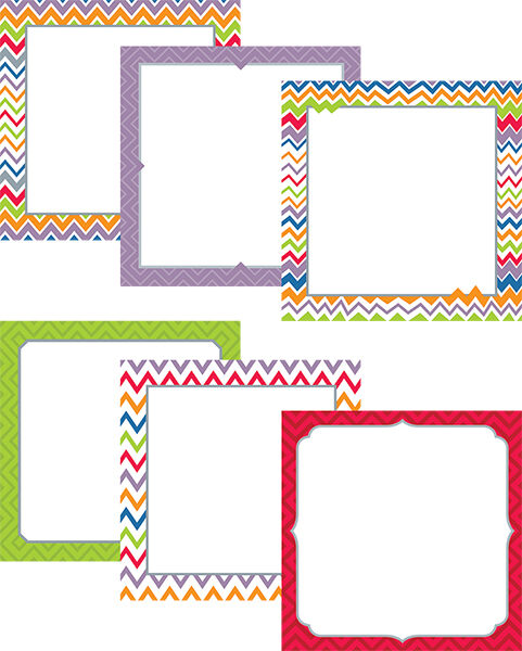 Chevron 6 Designer Cut-Outs XCTP0173