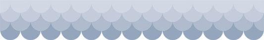 Ombre Slate Gray Scallops Borders XCTP0185