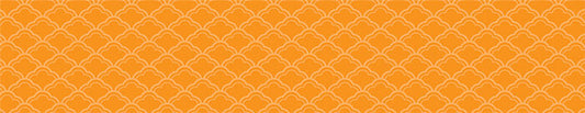 Orange Fancy Scallops Borders XCTP0189