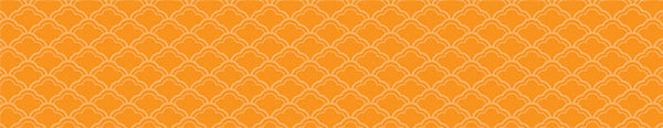 Orange Fancy Scallops Borders XCTP0189