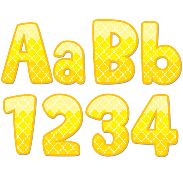 OMBRE YELLOW MOROCCAN 4" DESIGNER LE XCTP0282