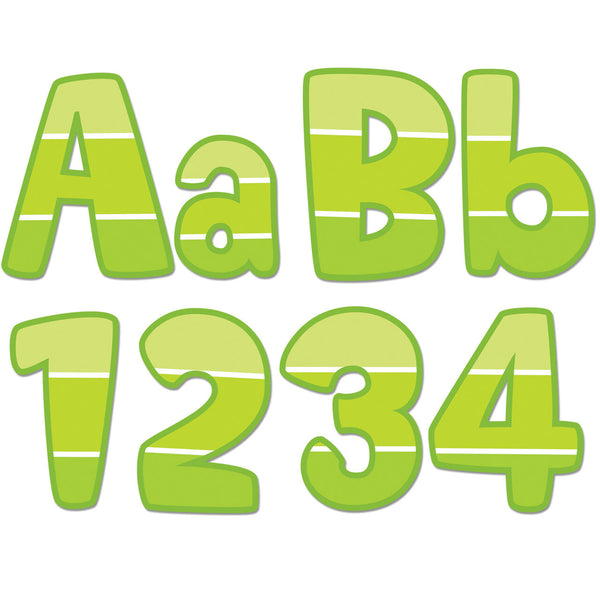Lime Green Paint Chip 4 Designer Letters XCTP0283