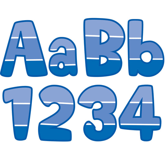 Blue Paint Chip 4 Designer Letters XCTP0285