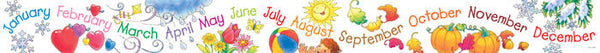 Months Of The Year Border XCTP0384