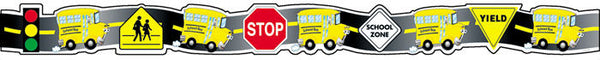 Bus With Signs Border XCTP0405