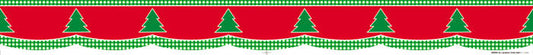 Green Tree Gingham Border XCTP0408