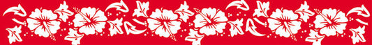 Border Hibiscus Red XCTP0421
