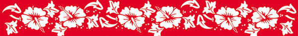 Border Hibiscus Red XCTP0421