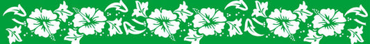 Hibiscus Green Borders XCTP0423