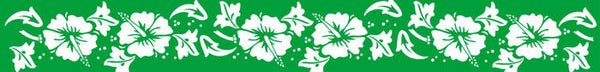 Hibiscus Green Borders XCTP0423