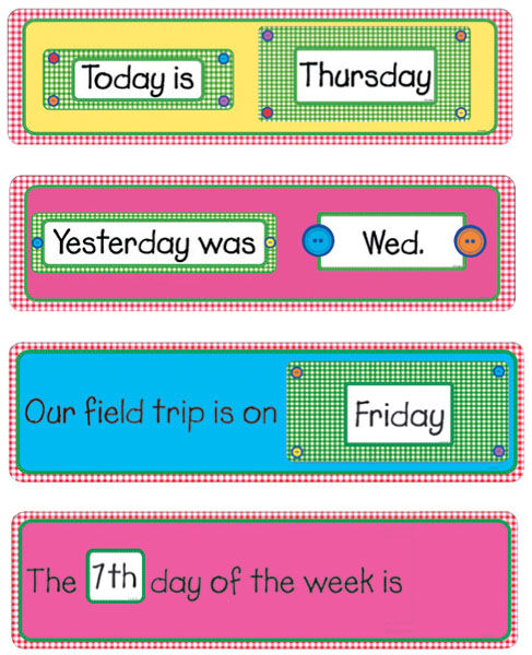 Calssroom Titles Days Of The Week XCTP0492