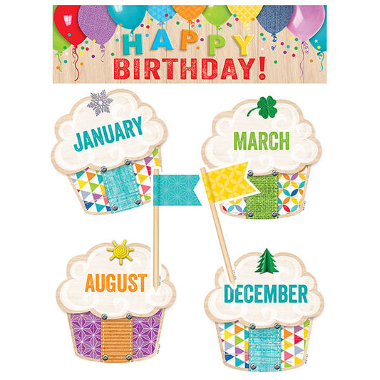 Happy Birthday! (Upcycle Style) Mini-Bulletin Board XCTP0599