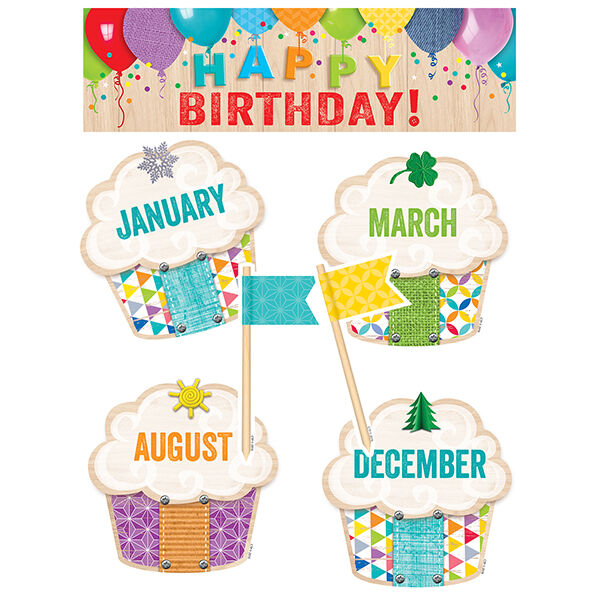 Happy Birthday! (Upcycle Style) Mini-Bulletin Board XCTP0599