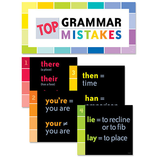 Top Grammar Mistakes Bulletin Board XCTP0607