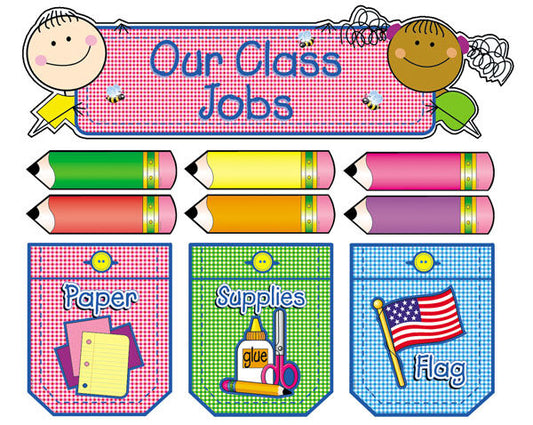 Classroom Jobs Mini Bulletin Board Set XCTP0612