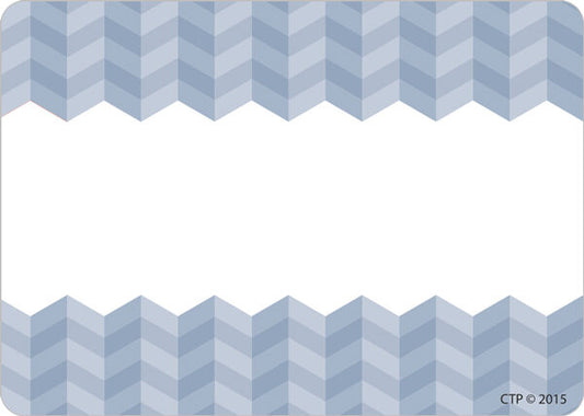 Slate Gray Herringbone Labels XCTP0720