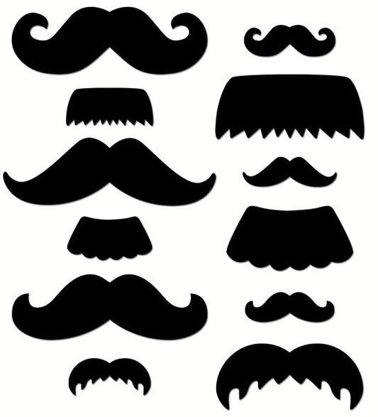 Mustache Medley 6 Designer Cut-O XCTP0955