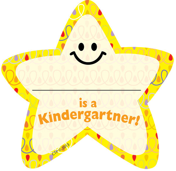 Im A Kindergartner Star Badge XCTP1015