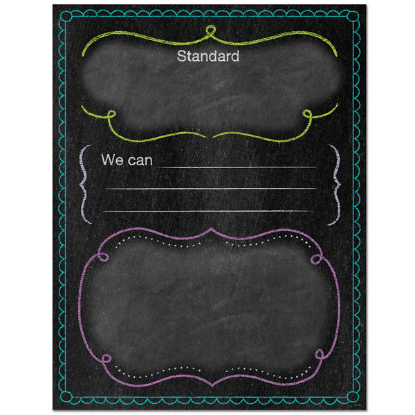 Learning Standards Chart (Chalk) XCTP1021