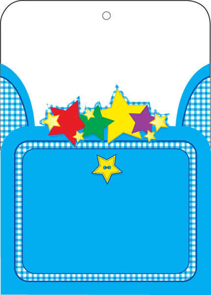 Stars Library Pocket Mini-Bulletin Board XCTP1027
