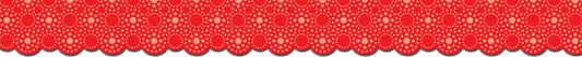 Lots Of Dotsb Red Shade Border XCTP1044