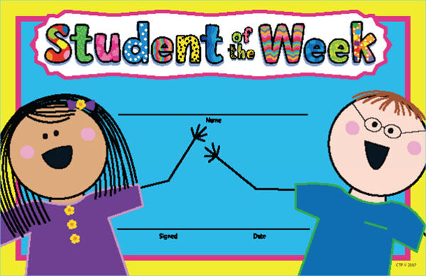 Student Of The Week Award XCTP1266