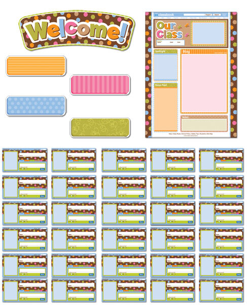 Classbook Bulletin Board XCTP1486