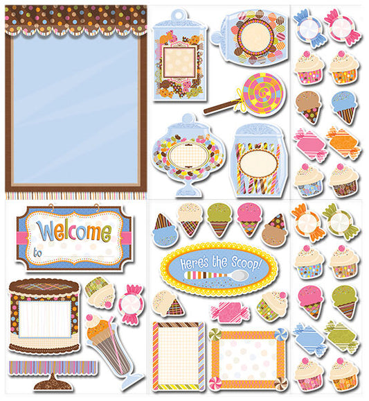 Sweet Shoppe Bulletin Board Set XCTP1499