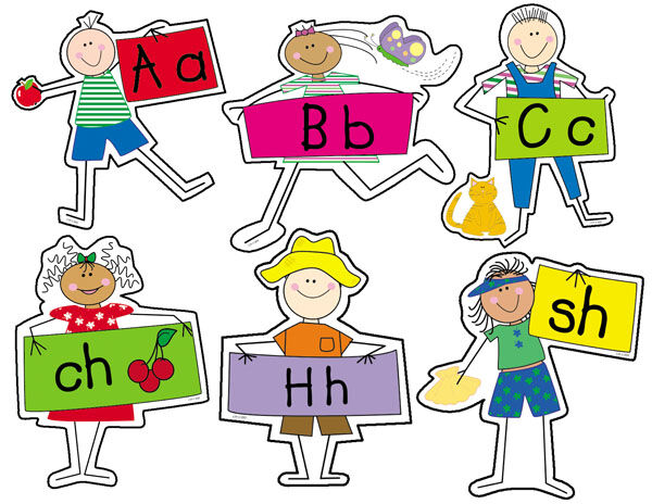 Alphabet Kids Bulletin Board Set XCTP1596