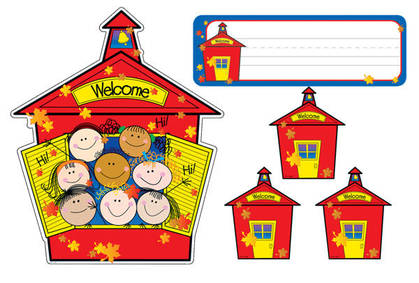 Bts School House Bulletin Board XCTP1601