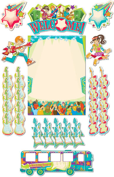 Our Class Rocks! Bulletin Board Set XCTP1638