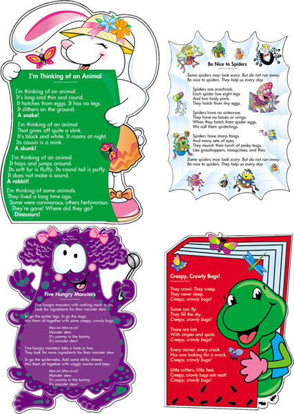 Reading Fluency Creepers  Crawlers Mainstream Bulletin Boards XCTP1648