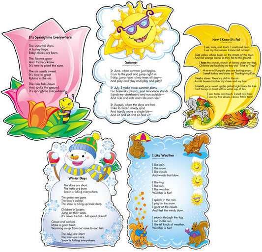 Reading Fluency: Super Seasons Mainstream Bulletin Boards XCTP1649