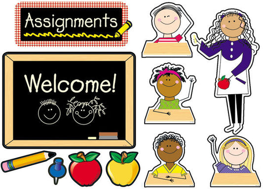 Back-T0-School Chalkboard Bulletin Board XCTP1652
