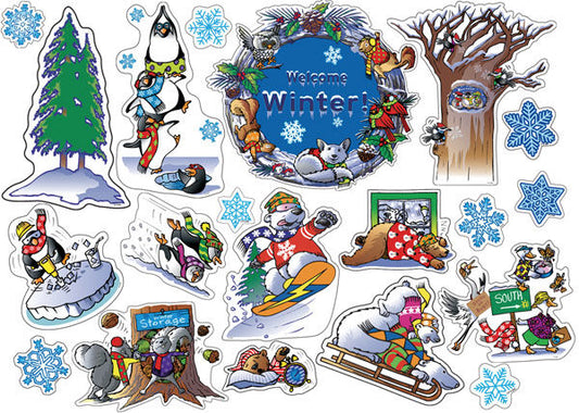 Winter Snow Bulletin Board XCTP1669