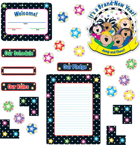 Brand-New Year Bulletin Board XCTP1693