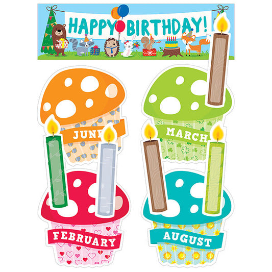 Happy Birthday (Woodland Friends) Mini-Bulletin Board XCTP1758