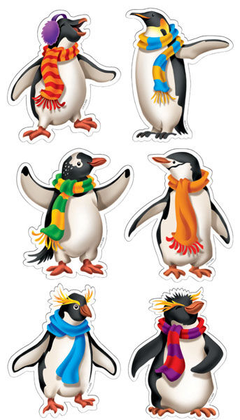 36 Designer Cut Outs Penguins XCTP1776