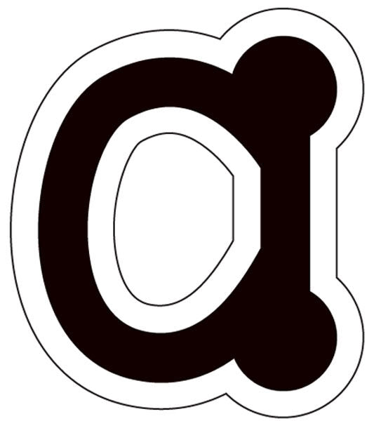A Learning Decor Product Dot To Dot Black Lowercase XCTP1886