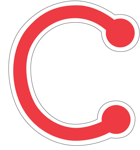 Red Dot-To-Dot Letters XCTP1891