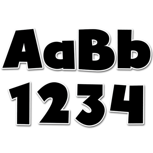 Bold Black 4 Designer Letters XCTP1949