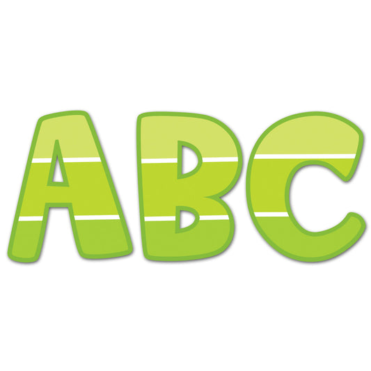Lime Green 2 Uc Letter Stickers XCTP2085