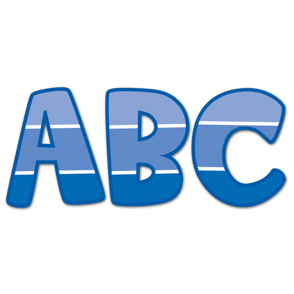 Blue 2 Uc Letter Stickers XCTP2087