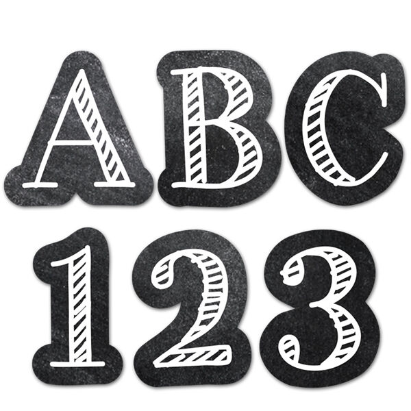 Chalkboard 1 Uc Letters Stickers XCTP2102