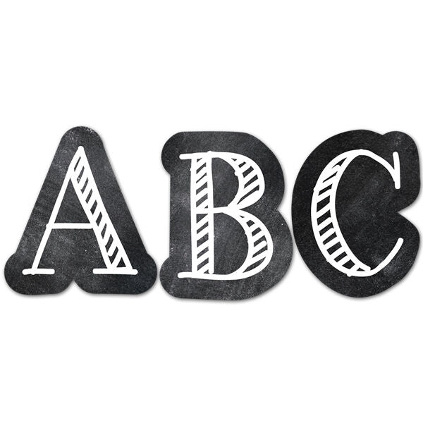 Chalkboard 2 Uc Letters Stickers XCTP2103