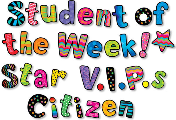 Poppin Patterns Student Of The Week Punch-Out Phrases XCTP2129