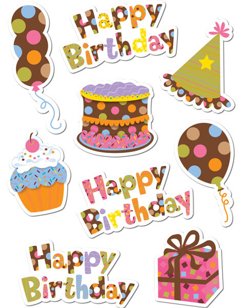 Happy Birthday Stickers XCTP4130