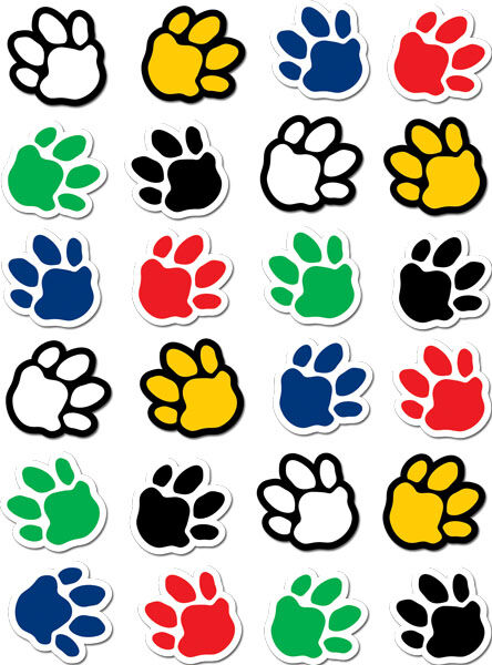 Paw Prints Stickers XCTP4134