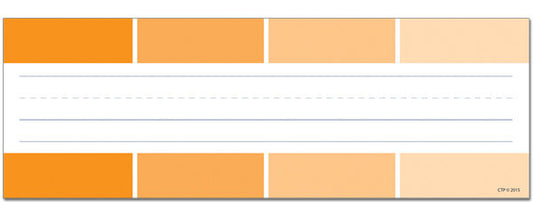 Orange Paint Chip Name Plates XCTP4454
