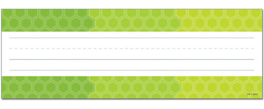 Ombre Lime Green Hexagons Name Plate XCTP4456